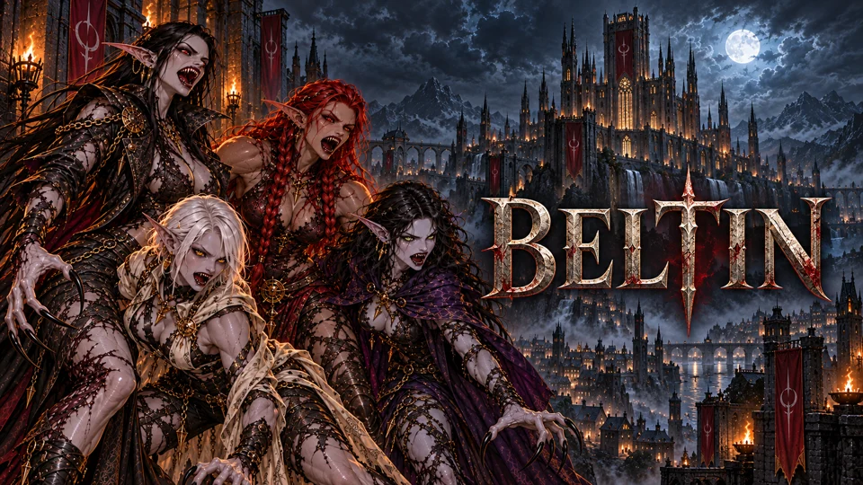 Beltin original fantasy title artwork from ERATCELBO